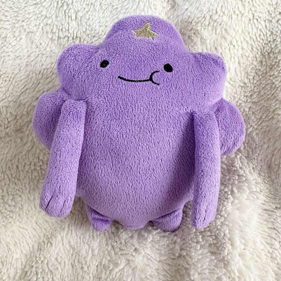 Adventure Time Lumpy 6” Plush Cartoon Network Stuffed Animal Purple - Picture 1 of 4